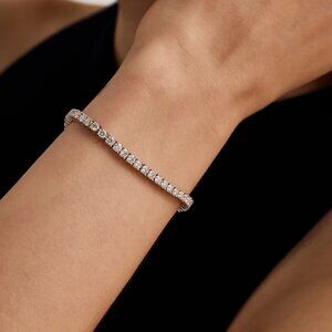 OOTDY Classic Sapphire Tennis Bracelet